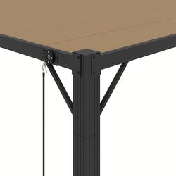 Pergola VidaXL 313928 3x4 (Taupe Grey) Thumb