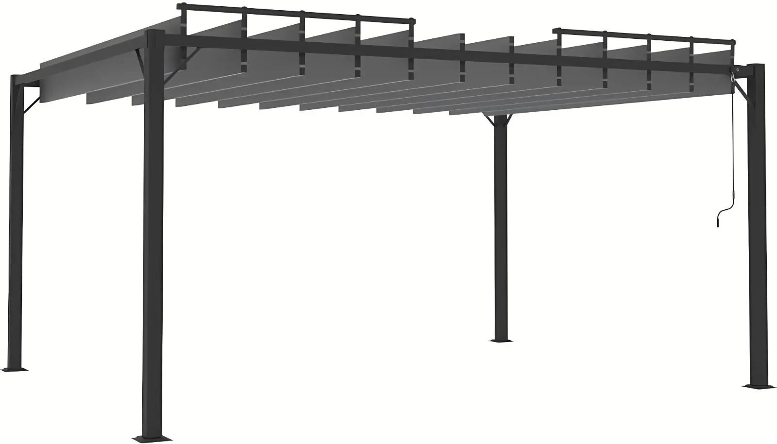 Pergola VidaXL 313929 3x4 (Anthracite)