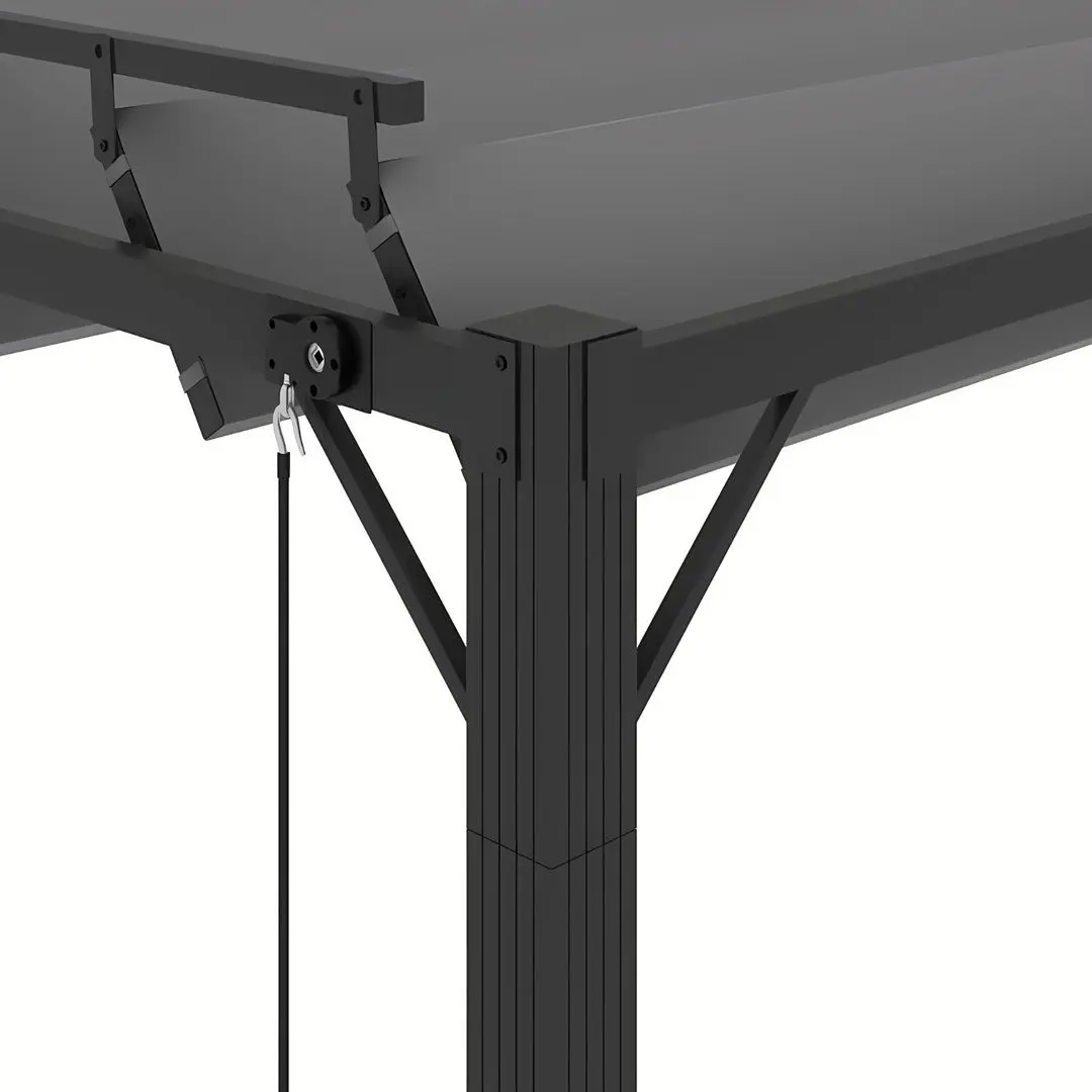 Pergola VidaXL 313929 3x4 (Anthracite)