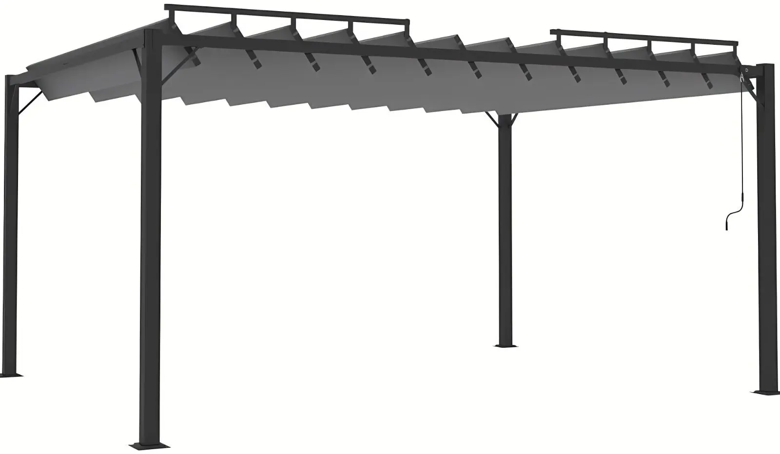 Pergola VidaXL 313929 3x4 (Anthracite)