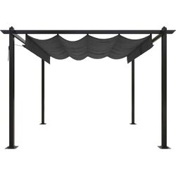 Pergola VidaXL 318535 3x3 (Anthracite) Thumb