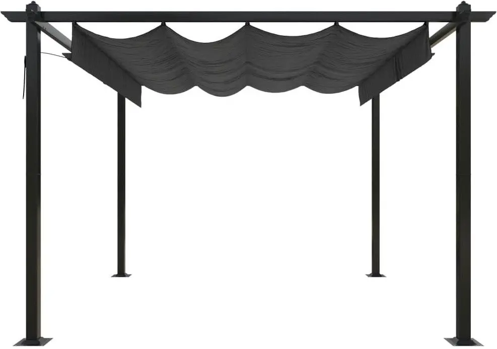 Pergola VidaXL 318535 3x3 (Anthracite)