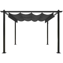 Pergola VidaXL 318535 3x3 (Anthracite) Thumb