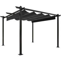 Pergola VidaXL 318535 3x3 (Anthracite)