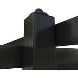 Pergola VidaXL 318535 3x3 (Anthracite) Thumb