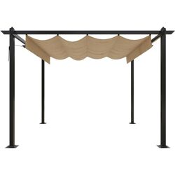 Пергола VidaXL 318536 3x3 (Taupe Grey) Thumb