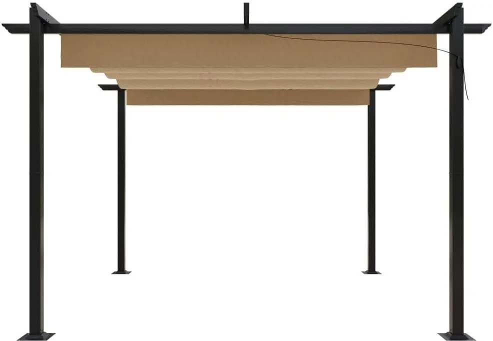 Пергола VidaXL 318536 3x3 (Taupe Grey)