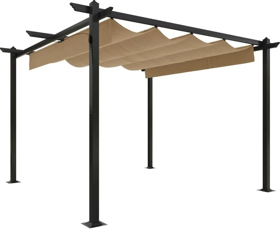 Пергола VidaXL 318536 3x3 (Taupe Grey)