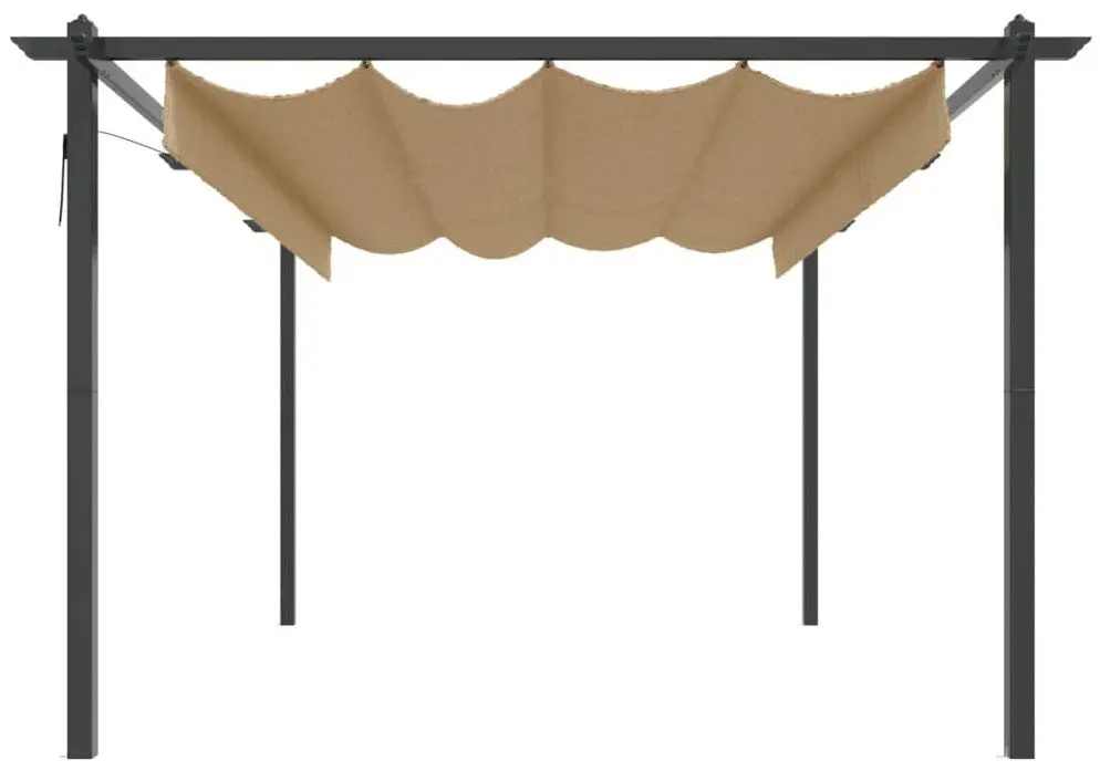 Pergola VidaXL 318539 4x3 (Taupe)