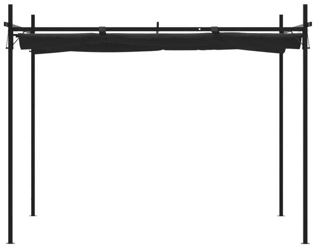 Pergola VidaXL 360116 3х3 (Anthracite)