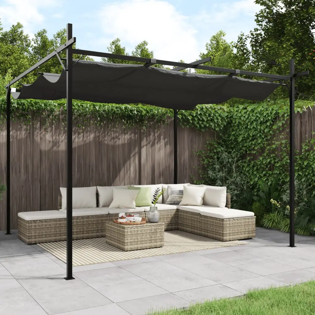 Pergola VidaXL 360116 3х3 (Anthracite)
