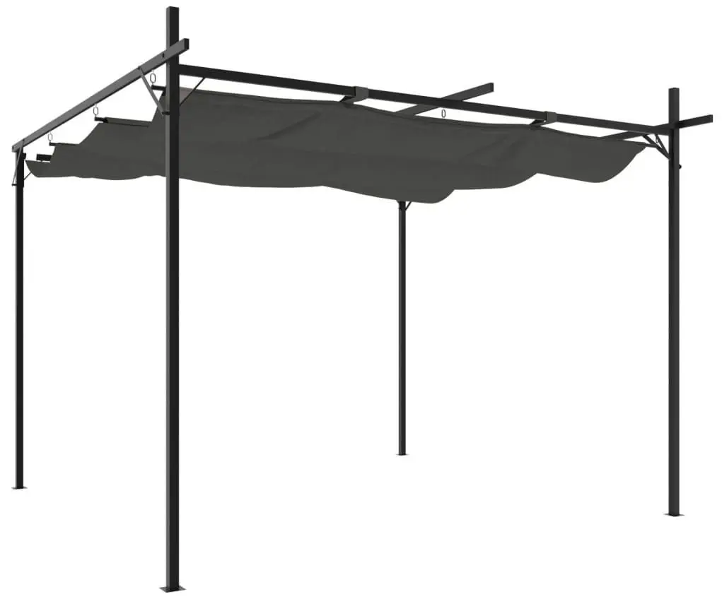 Pergola VidaXL 360116 3х3 (Anthracite)