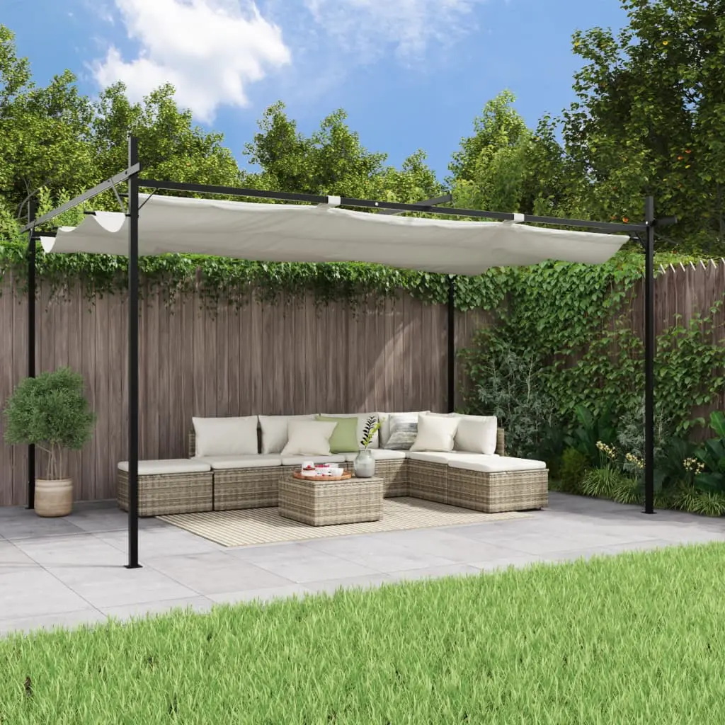 Pergola VidaXL 360117 4х3 (Cream)
