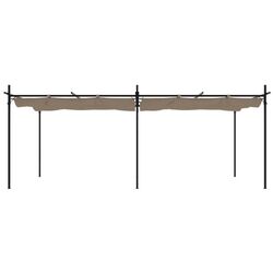 Pergola VidaXL 360121 6х3 (Taupe) Thumb