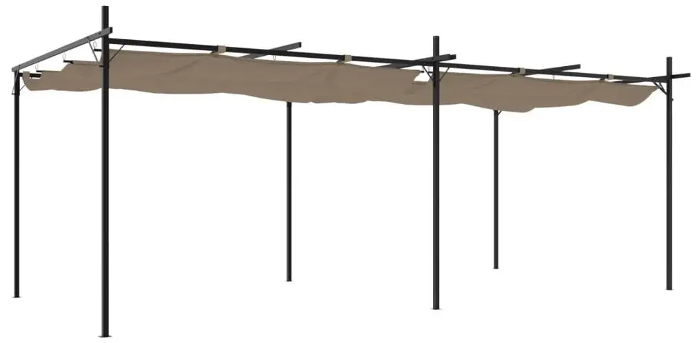 Pergola VidaXL 360121 6х3 (Taupe)