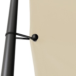 Садовый павильон VidaXL 362463 3х3 (Beige) Thumb