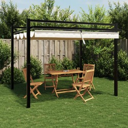 Pergola VidaXL 4003968 3x3 (Cream) Thumb