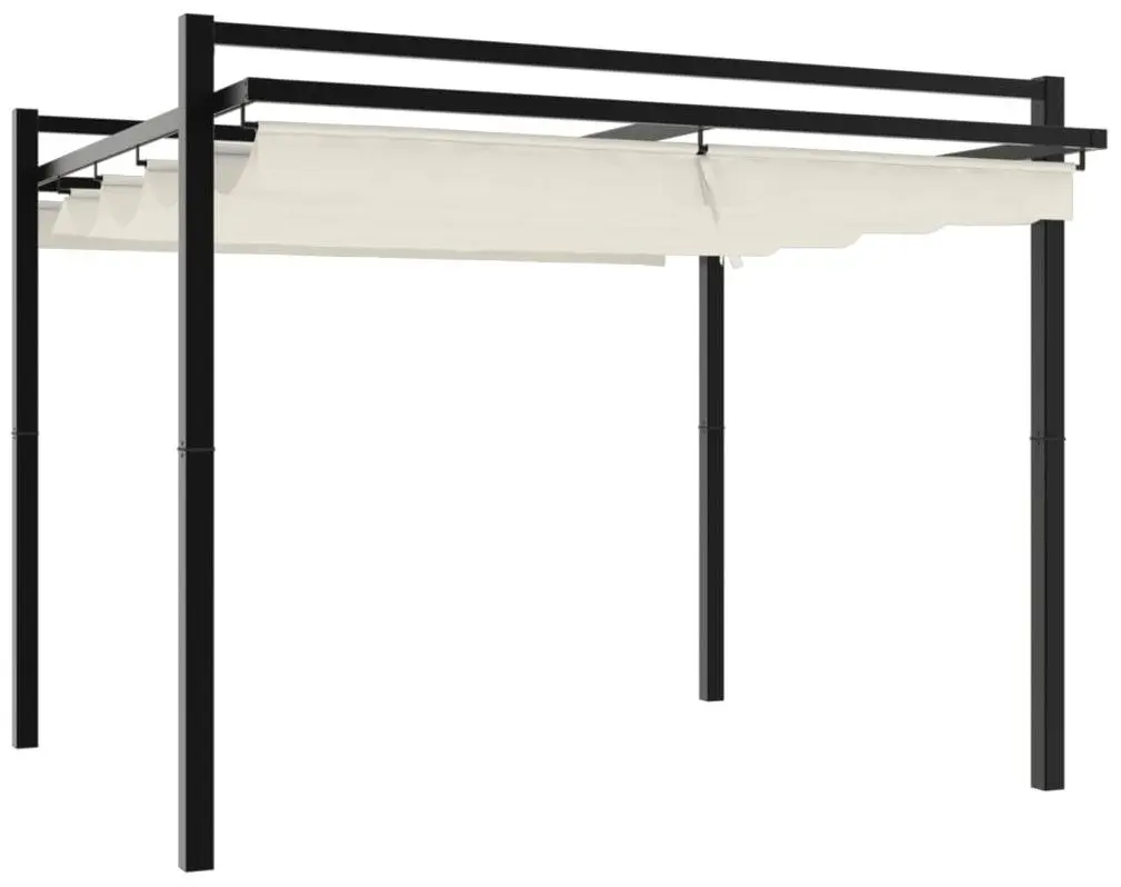 Pergola VidaXL 4003968 3x3 (Cream)