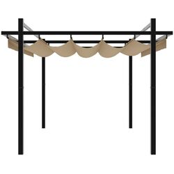 Pergola VidaXL 4003970 3x3 (Taupe) Thumb