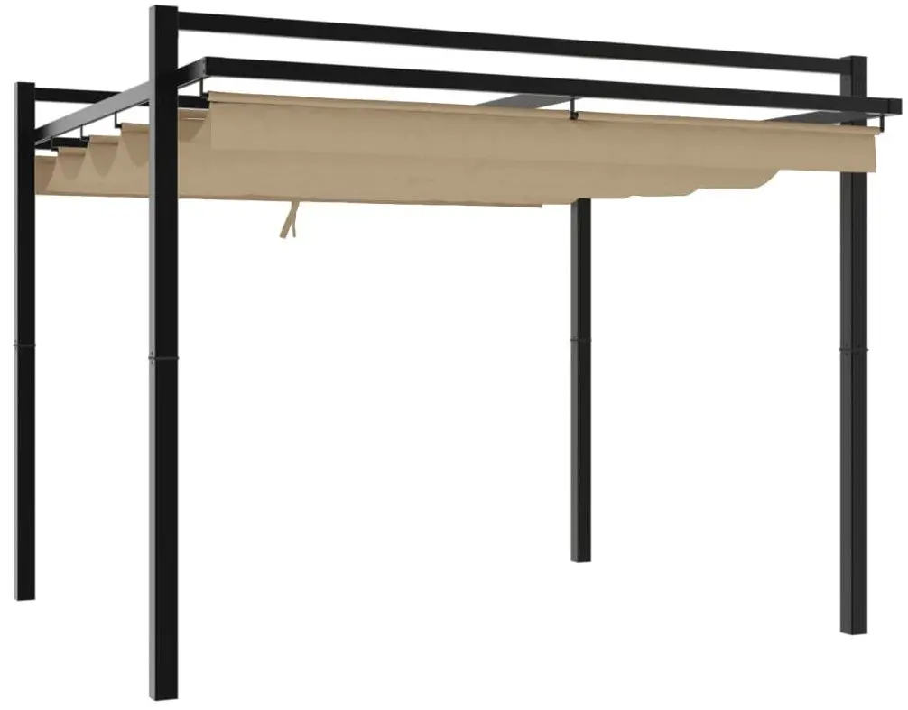 Pergola VidaXL 4003970 3x3 (Taupe)