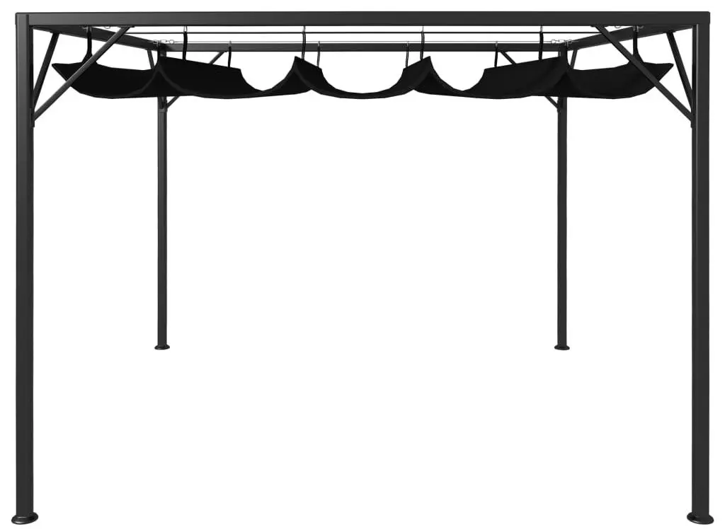 Pergola VidaXL 47954 3x3 (Anthracite)