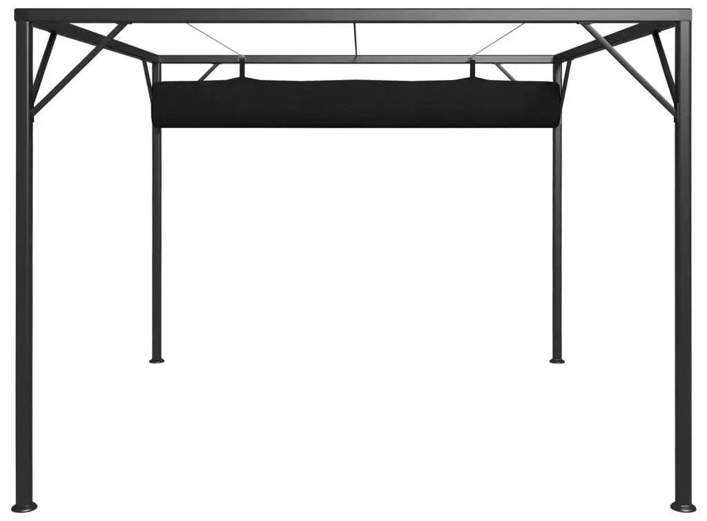 Pergola VidaXL 47954 3x3 (Anthracite)