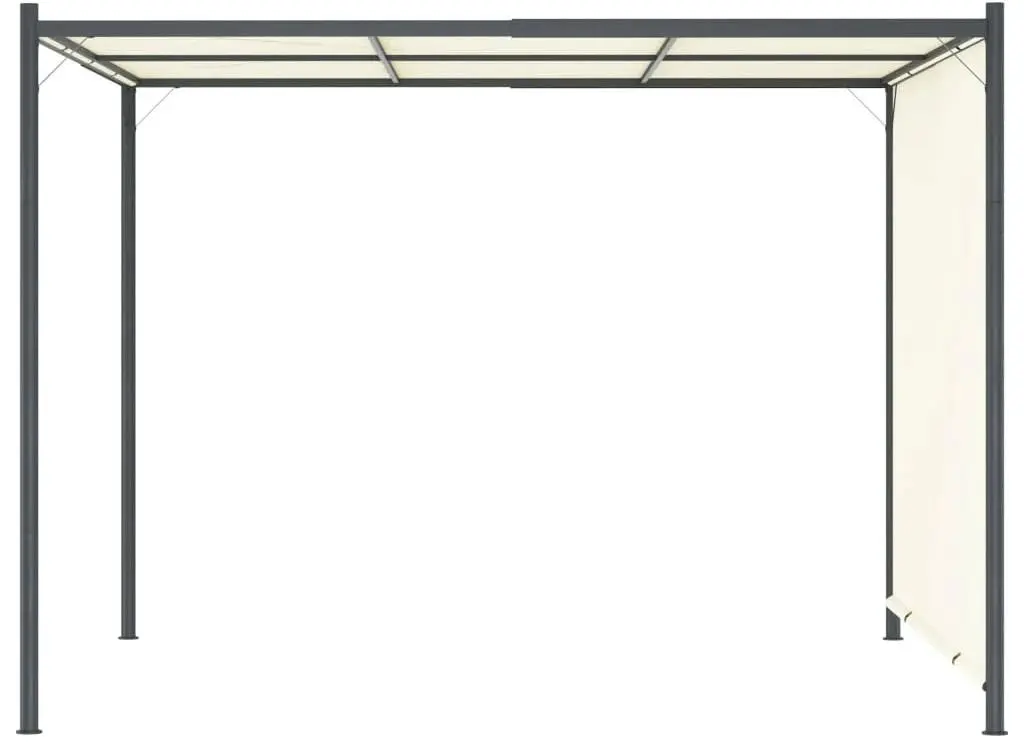 Pergola VidaXL 49323 3x3 (White Cream)