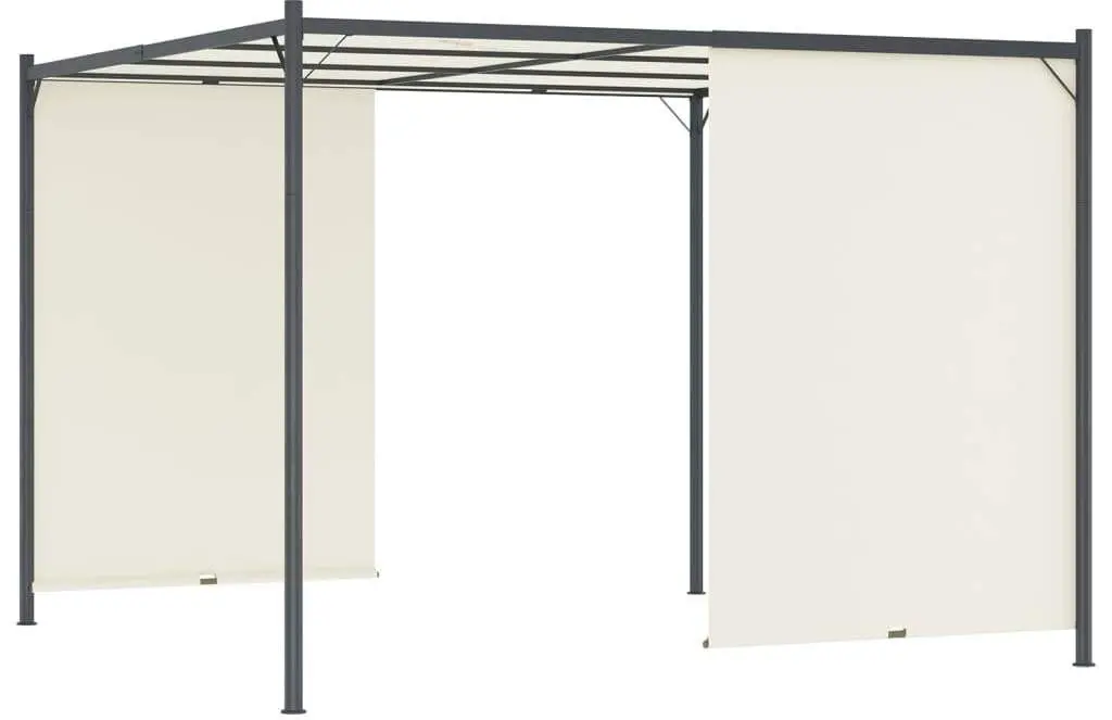Pergola VidaXL 49323 3x3 (White Cream)