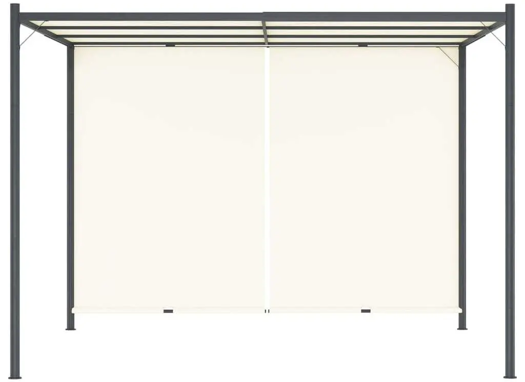 Pergola VidaXL 49323 3x3 (White Cream)