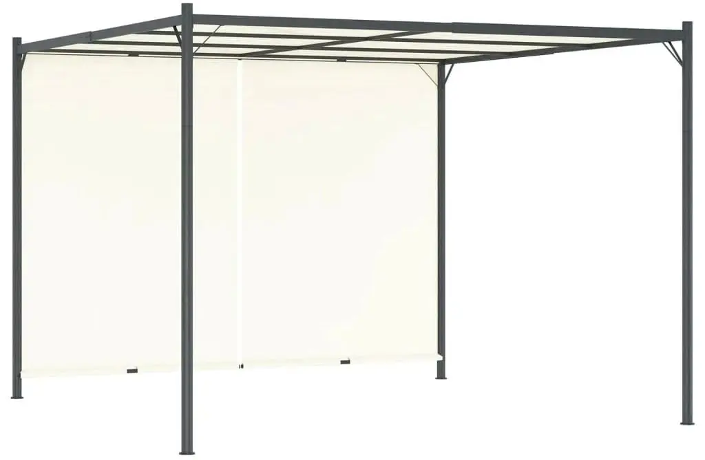 Pergola VidaXL 49323 3x3 (White Cream)