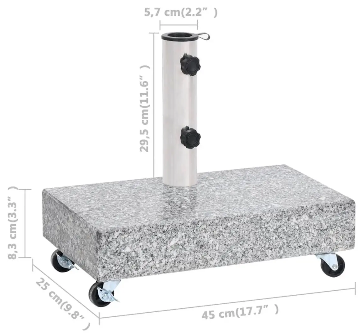 Suport pentru umbrel VidaXL 313666 (Light Grey) - 6