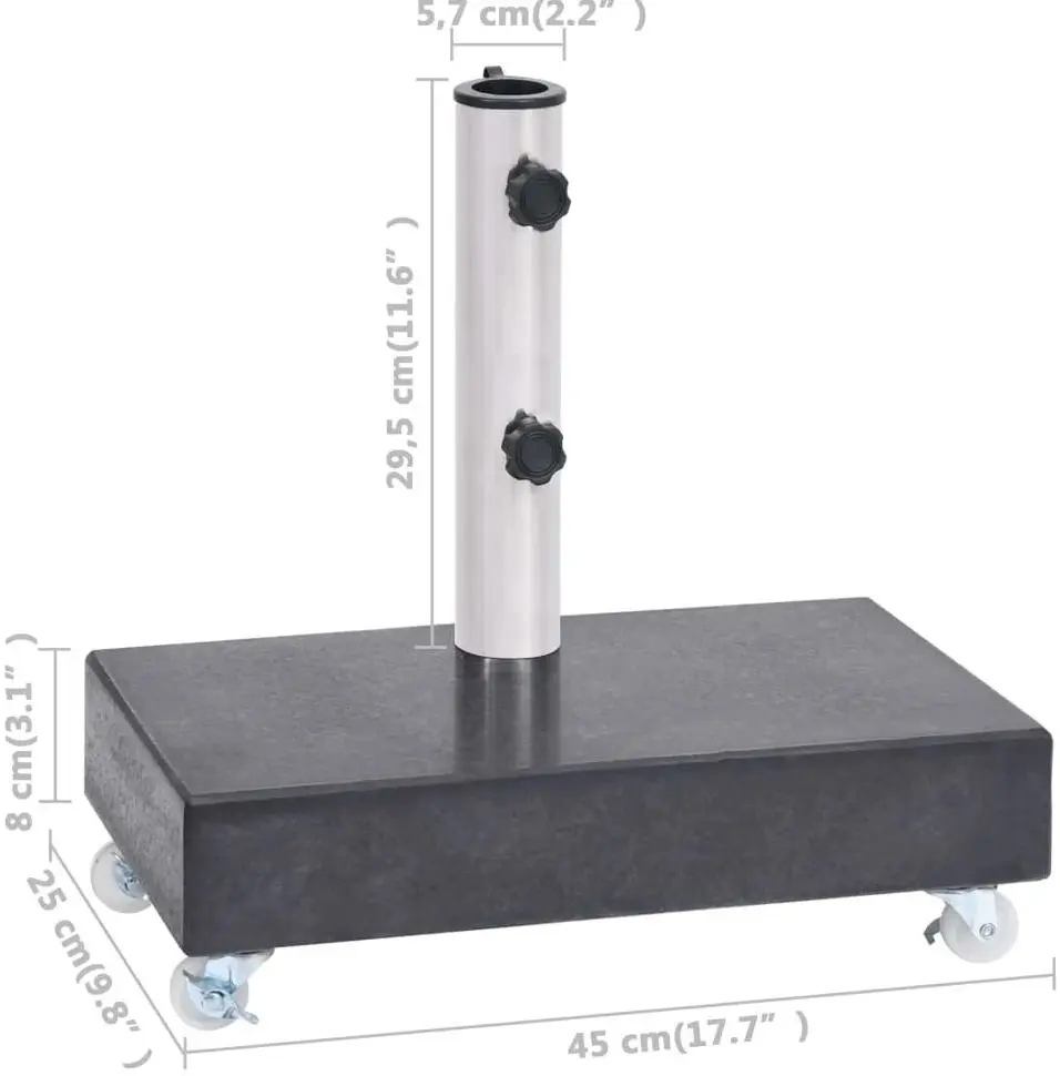 Подставка для зонта VidaXL 313667 (Black) - 6