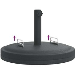 Suport pentru umbrela VidaXL 4007986 (Black) Thumb