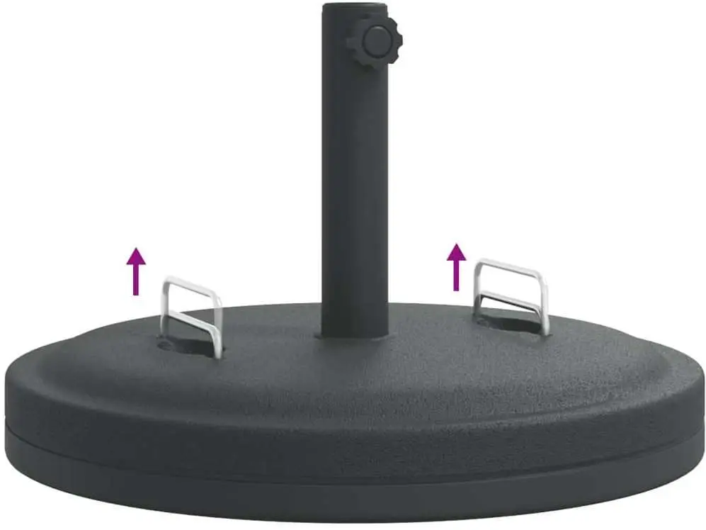 Suport pentru umbrela VidaXL 4007986 (Black) - 6