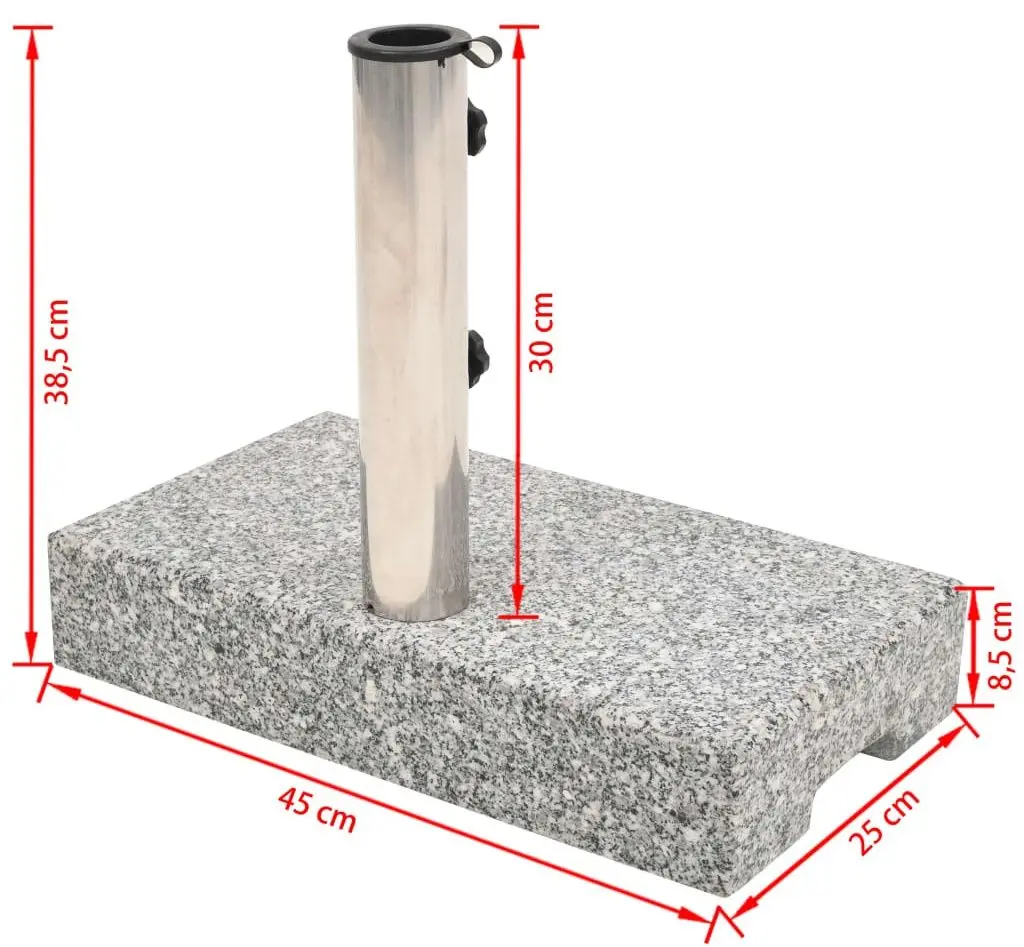 Suport pentru umbrela VidaXL 43725 (Grey)