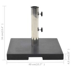 Suport pentru umbrela VidaXL 45066 (Black) Thumb