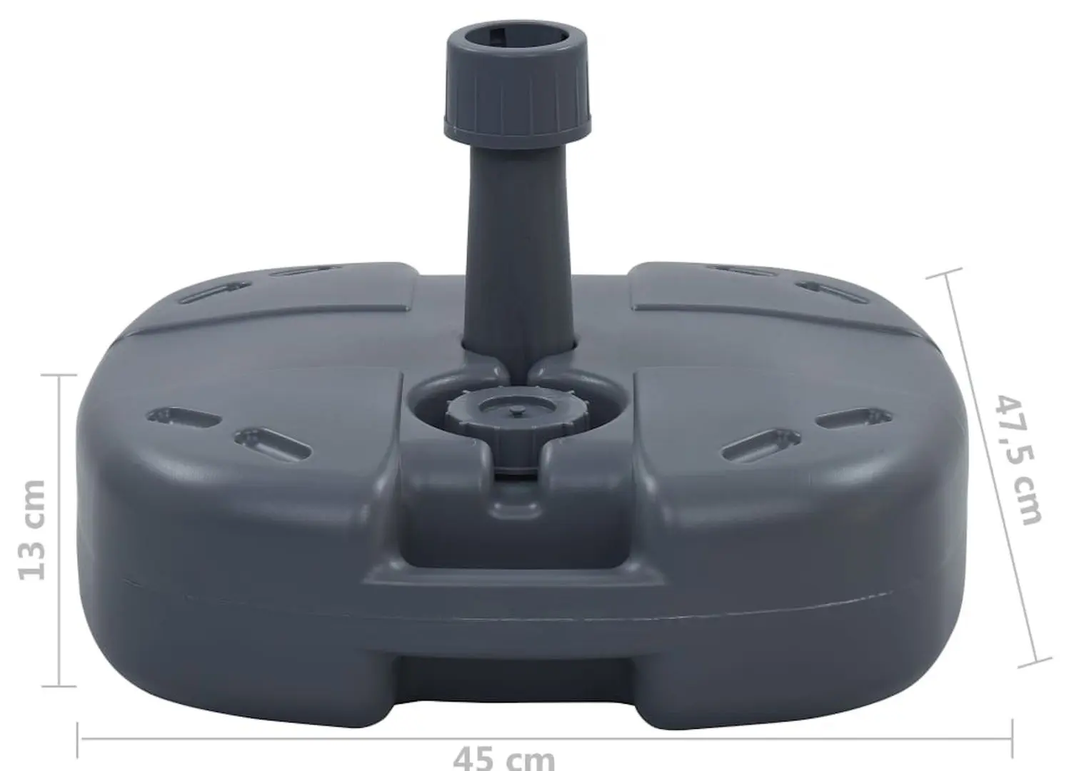 Подставка для зонта VidaXL 47684 (Grey) - 5