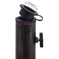 Suport pentru umbrela VidaXL 47865 (Bronze) Thumb