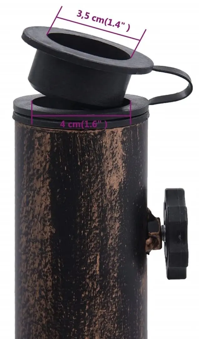 Подставка для зонта VidaXL 47868 (Bronze) - 8