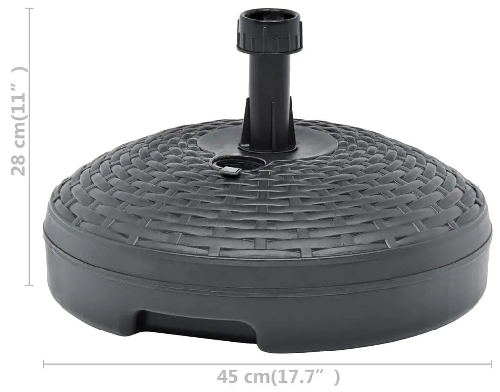 Suport pentru umbrela VidaXL 48771 (Anthracite)