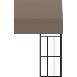 Садовый павильон пристенный VidaXL 312260 3x3 (Taupe) Thumb