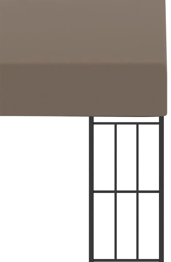 Садовый павильон пристенный VidaXL 312260 3x3 (Taupe) - 5