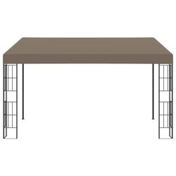 Pavilion de gradina montat pe perete VidaXL 312261 4x3 (Taupe) Thumb