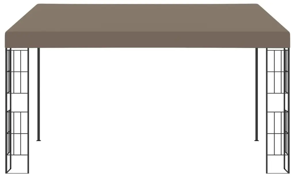 Pavilion de gradina montat pe perete VidaXL 312261 4x3 (Taupe) - 2