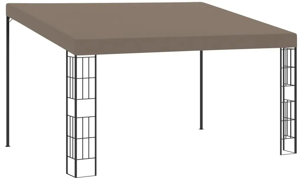 Pavilion de gradina montat pe perete VidaXL 312261 4x3 (Taupe)
