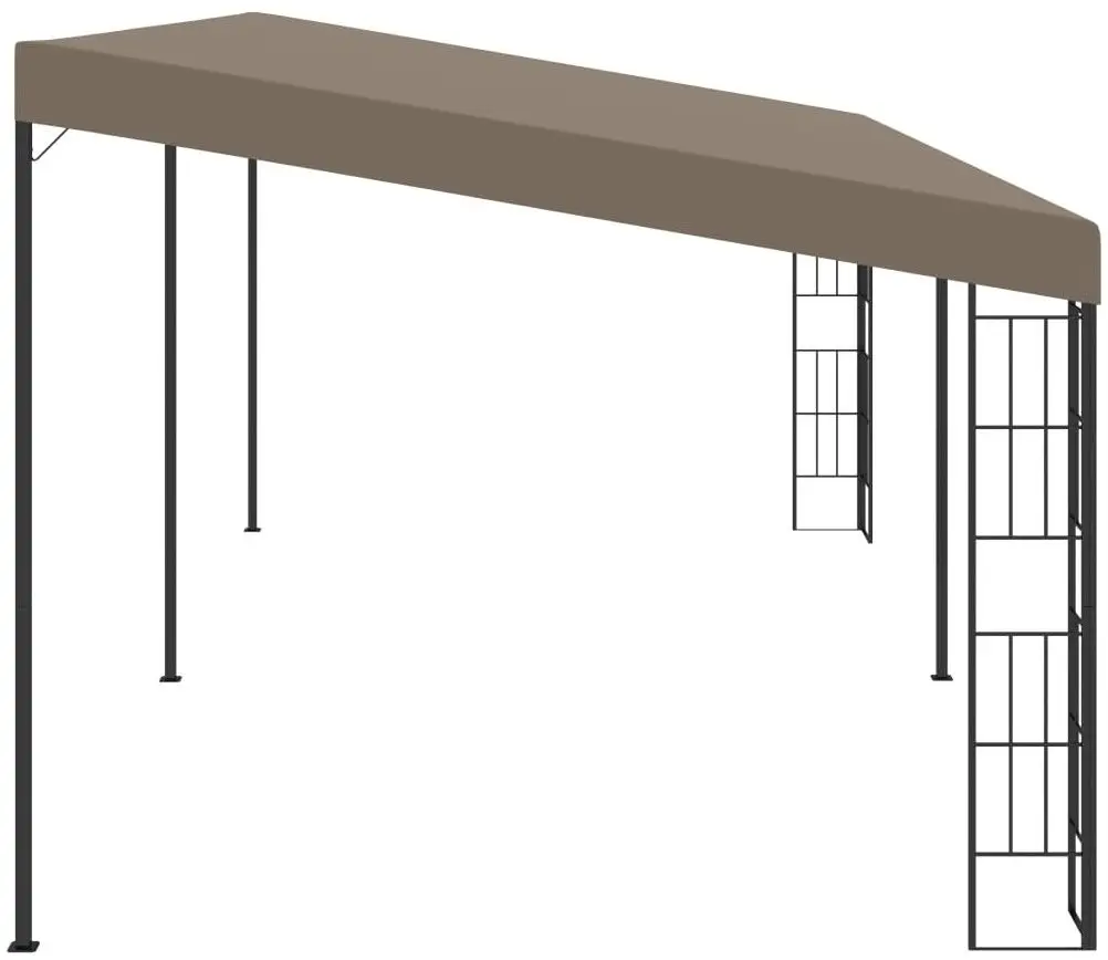 Садовый павильон пристенный VidaXL 312262 6x3 (Taupe)