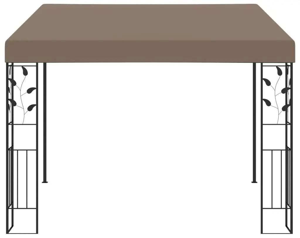 Садовый павильон пристенный VidaXL 312265 3x3 (Taupe) - 2