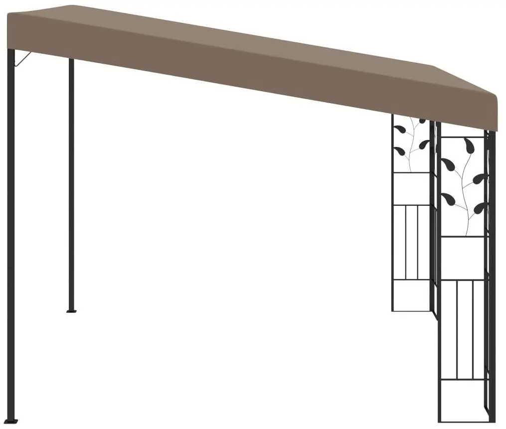 Садовый павильон пристенный VidaXL 312265 3x3 (Taupe) - 3