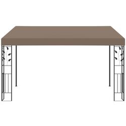 Pavilion de gradina montat pe perete VidaXL 312266 4x3 (Taupe) Thumb
