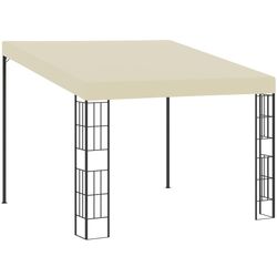 Садовый павильон пристенный VidaXL 47987 3x3 (Cream)